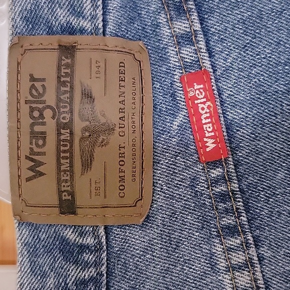 Mens Wrangler jeans light blue size 33/32 Regular fit - Picture 4 of 5